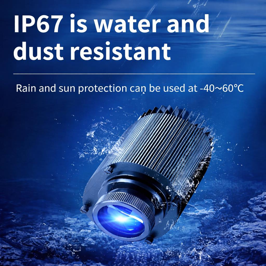 Waterproof LED Ocean Wave Projector, Dynamic Water Ripple Light for Garden, Bedroom & Holiday Decor, Indoor and Outdoor Event Projector