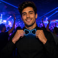 LED Light Up Bow Tie for Rave Party, Masquerade Party & Carnival Party | Glow in the Dark Luminous Neck Bow Tie for Festival and Halloween