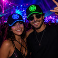 LED Rave Caps | LED Light Up Baseball Cap for Rave Party, Masquerade Party & Carnival Party | Glowing Hip Hop Hat | Neon Light up Cap
