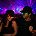 LED Rave Light Up Baseball Cap | Glowing Hip Hop Hat for Men & Women, Rave Party DJ Cap, for Rave, Masquerade and Carnival Party