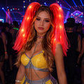 LED Light Up Flashing Party Headband for Women, Glow Rave Costume Headpiece, Festival Hair Accessory, Bachelorette Party Headband for Rave