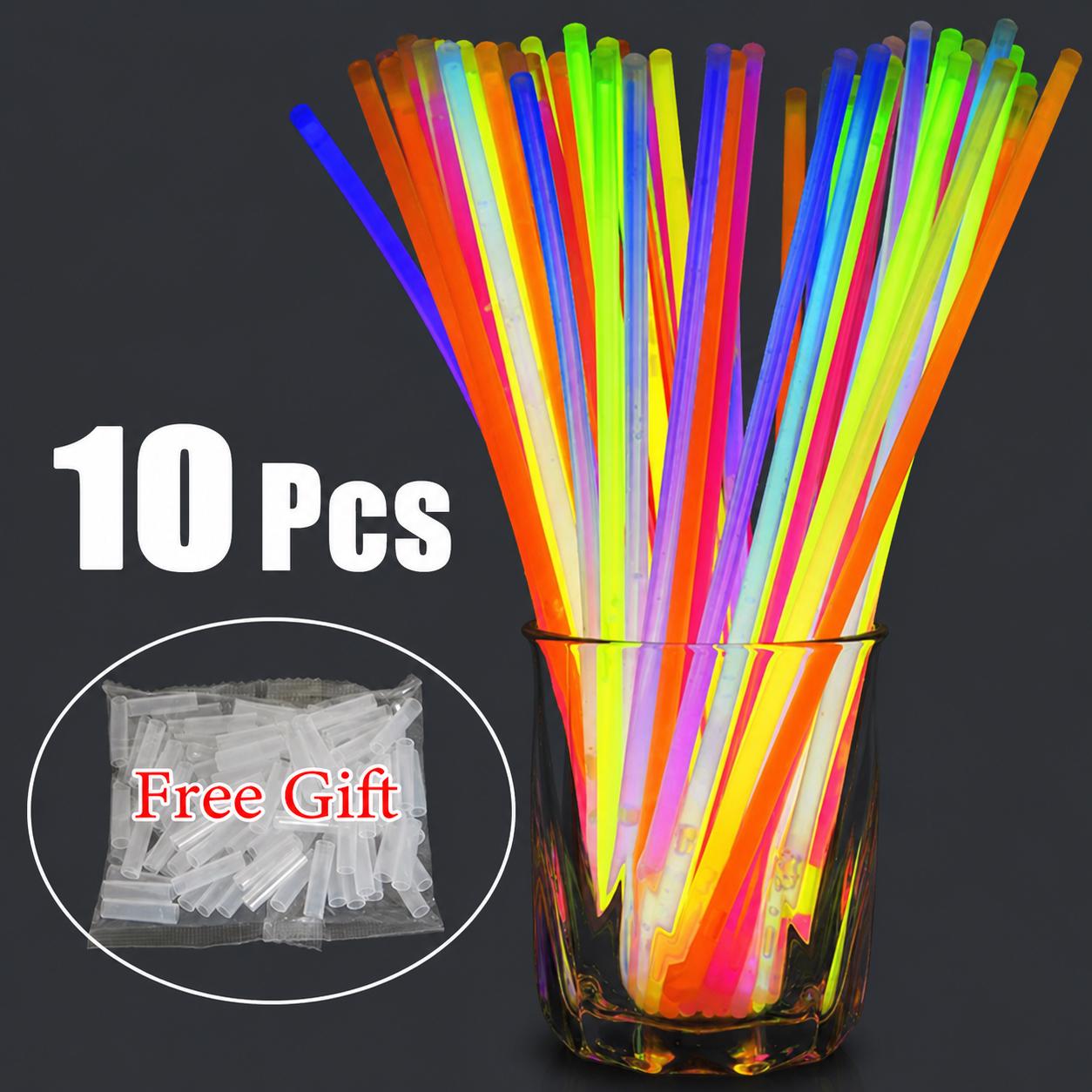 Glow Sticks Party Bracelets & Necklaces Glow in The Dark Party Favors for Rave Party Masquerade Party Carnival Party Birthday Festival